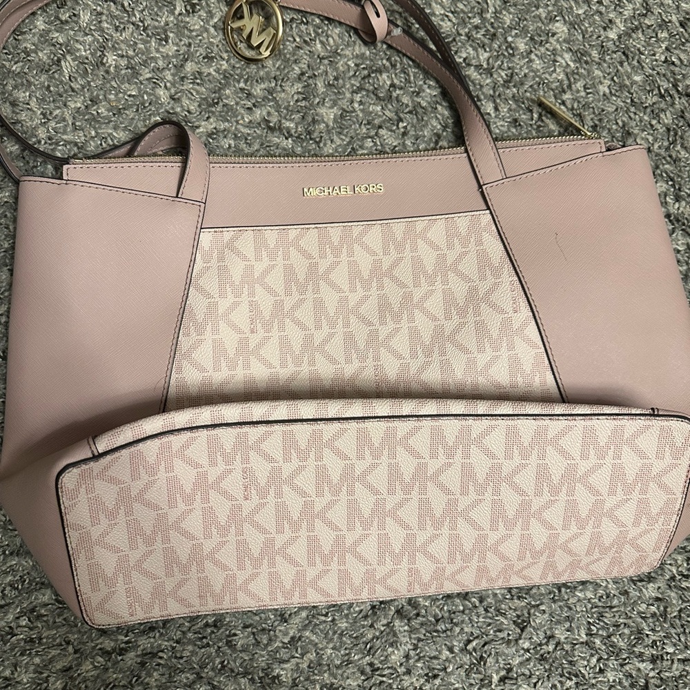 Michael Kors Blush Pink Signature Tote